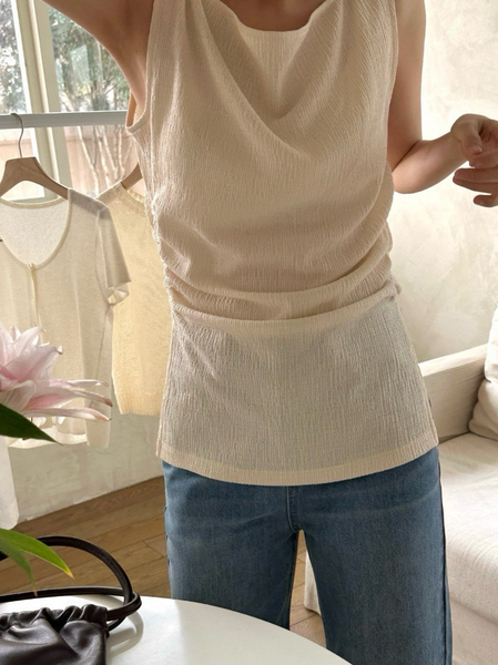 Pleated Shirring Top