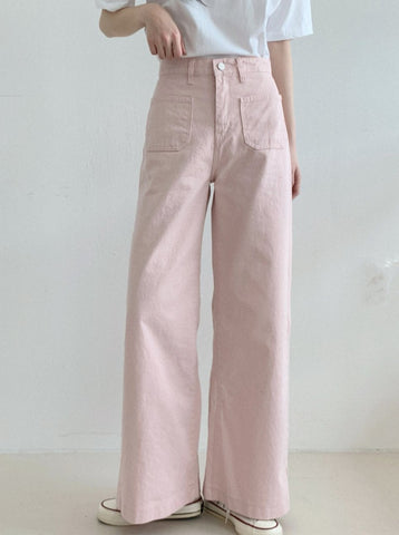 Boot Cut Wide Pants