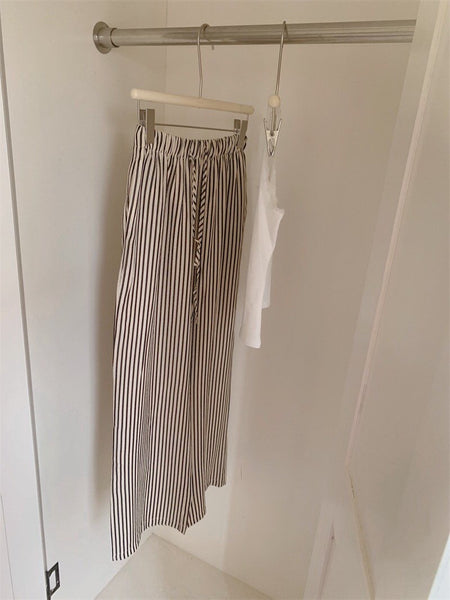 Stripe Wide Banding Pants