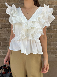 Cake Pleated Blouse