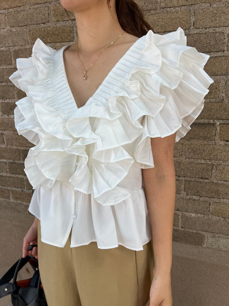 Cake Pleated Blouse