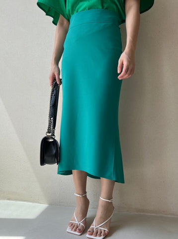 Summer Spandex Slit Pencil Skirt