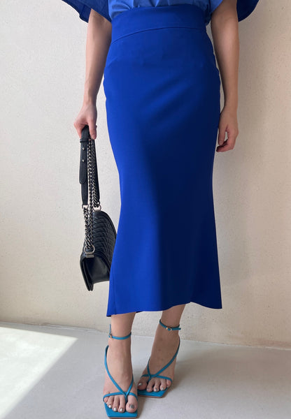 Summer Spandex Slit Pencil Skirt