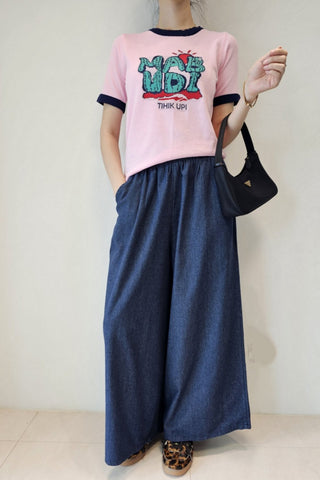 Autumn Wide Denim Pants